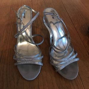Silver heels